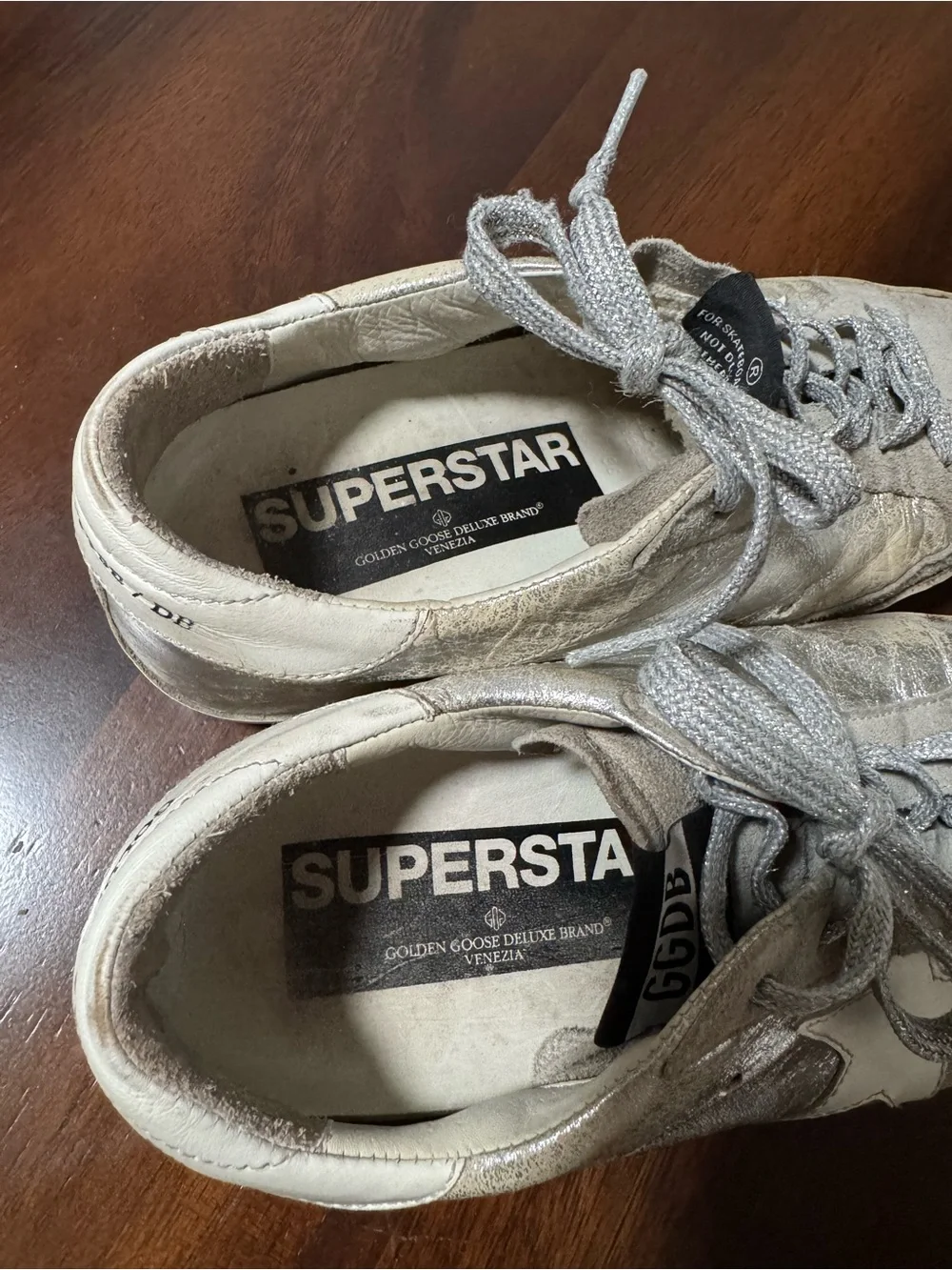 Golden Goose White Leather Insole Sneaker